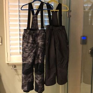 EUC (2)boys snow/ski pants sz Med 10/12 32 Degrees